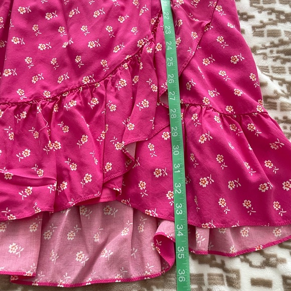 J. Crew Pink Floral Ruffle Dress - Picture 8 of 9